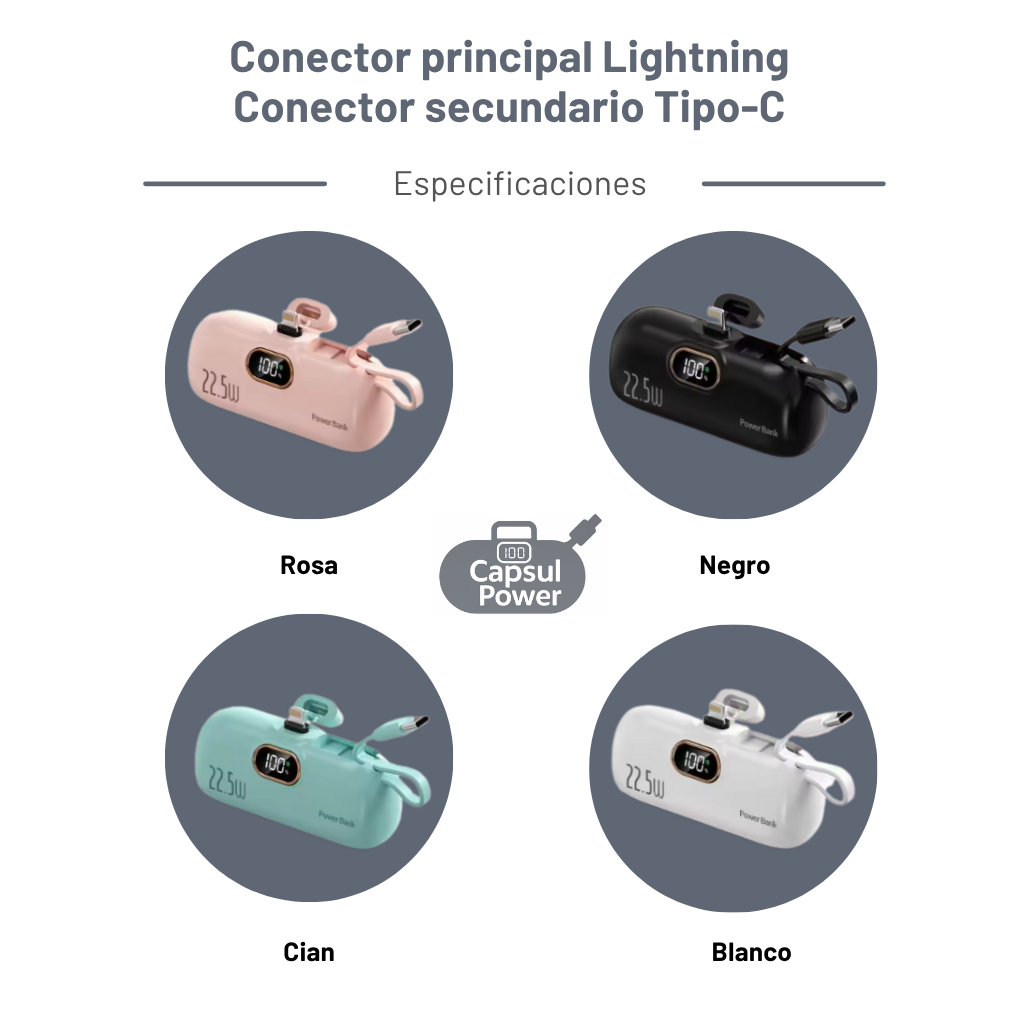 Mini Batería Portátil