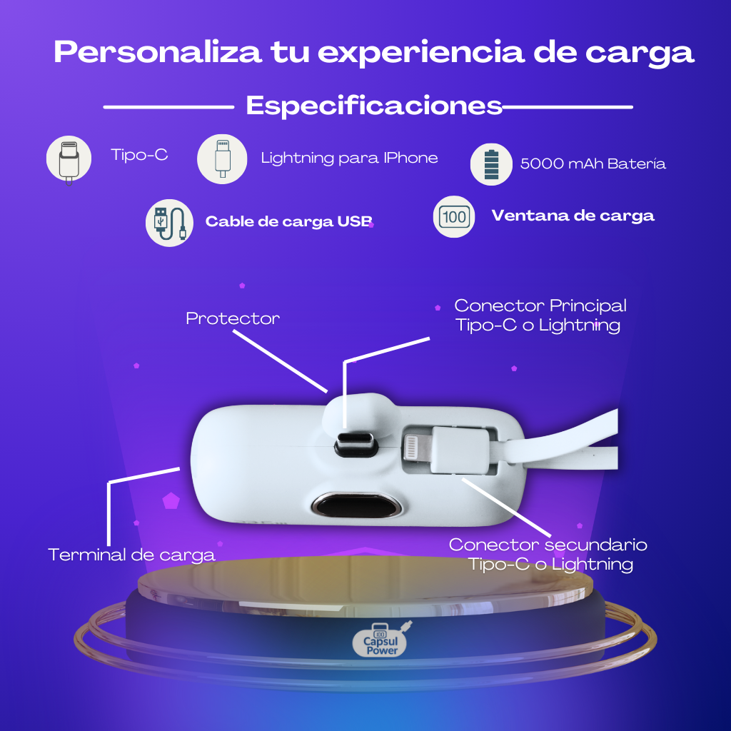 Mini Batería Portátil
